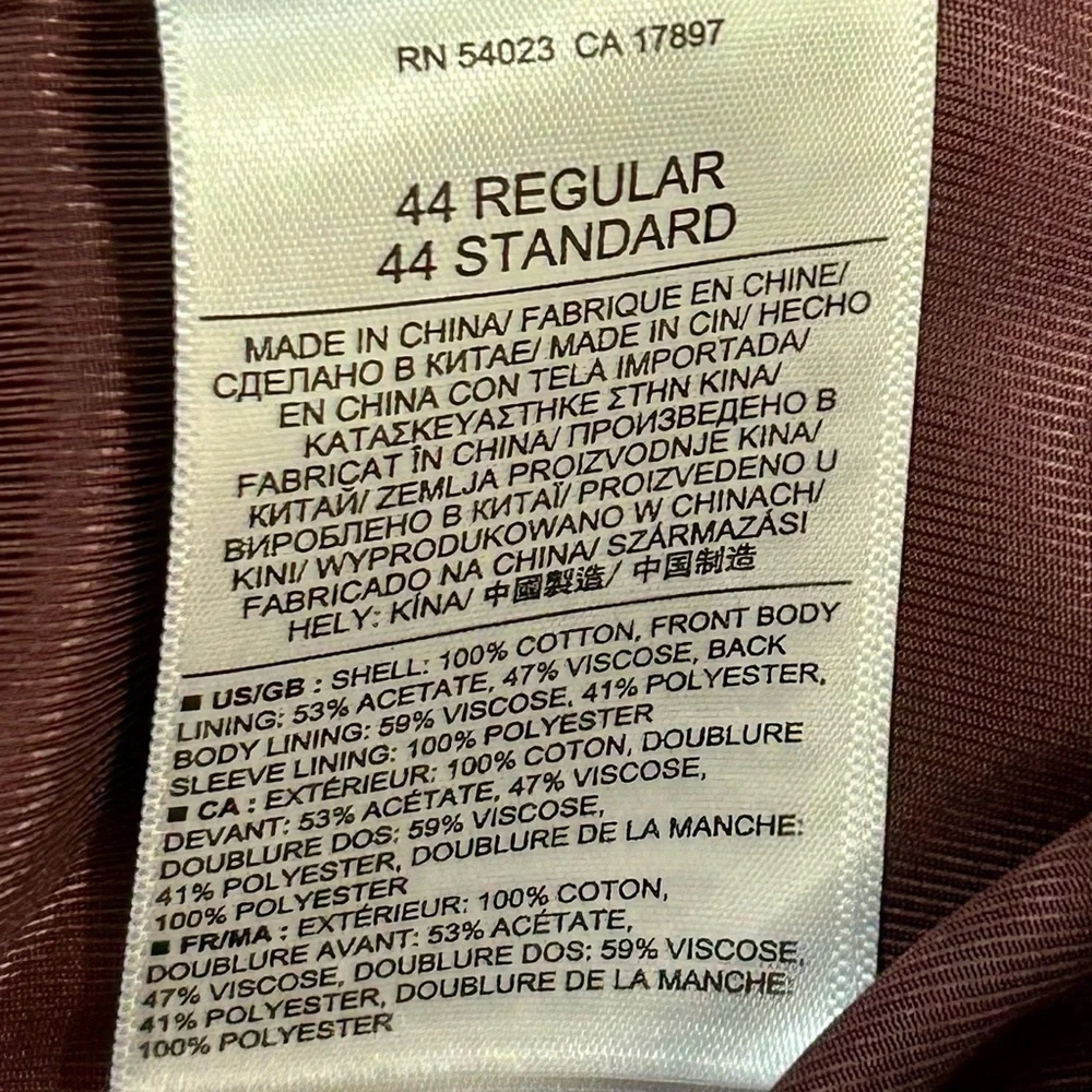 Banana Republic Tailored Fit Blue Blazer - 44R